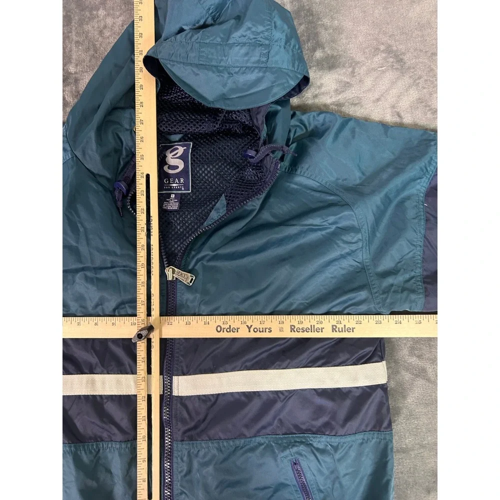Vintage GEAR For Sports Color Block Oversized Windbreaker Jacket‎ Men's S
